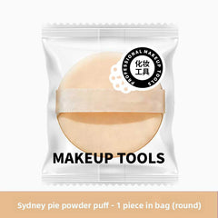 Ultra-Soft Pineapple Yolk Pastry Cushion Beginner-Friendly Cute Fruit Print Makeup Set, Soft High-Density Wet & Dry Dual-Use Air Cushion Puff