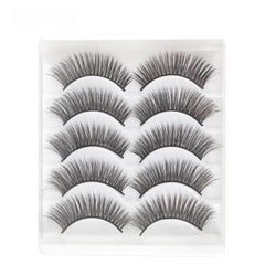 5 pairs of eyelashes