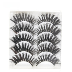 5 pairs of eyelashes
