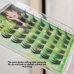 Natural Segmented False Eyelashes Glue-Free Fox Style