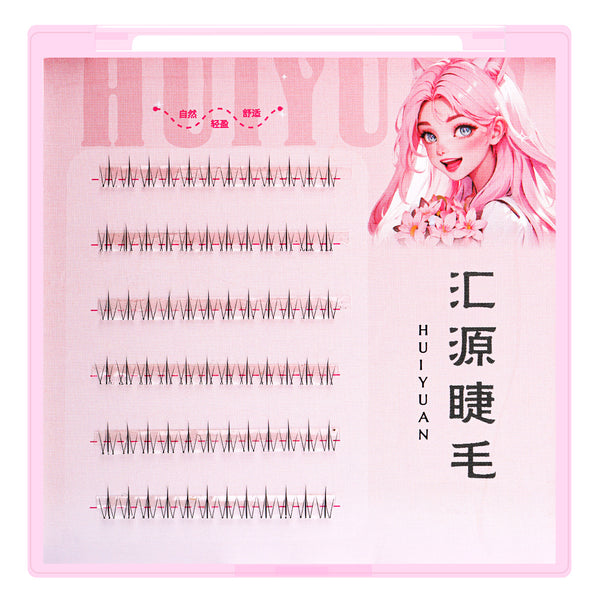 Self-adhesive False EyelashesGlue-free Application For Convenient And Quick Use Natural Style Mimics Real Eyelashes With A Slim And Subtle Appearance