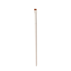 Porcelain White Angled Eyeliner Brush Set with Various Blade and Sickle Tips