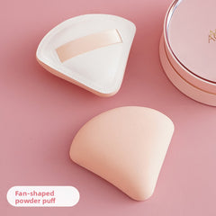 Soft Makeup Powder Puff SpongeMade From Hydrophilic Polyurethane For Gentle And Comfortable Application, Versatile Shapes Available In Square, Round And Triangular Designs To Suit User Preferences