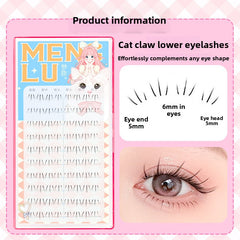 Women's Natural Segmented Lower False Eyelashes