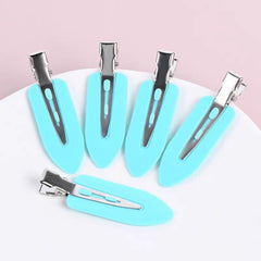 Seamless Hair Clips Solid Color Bangs Side Clips Basic Practical Hairdressing & Makeup, Bangs Clips, Hair Additions, Duckbill Clips, Hairpins, Flyaway Hair Clips