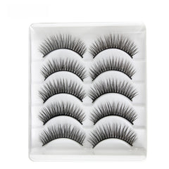 5 pairs of eyelashes