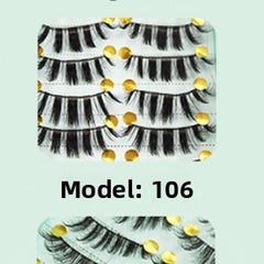 3D Voluminous False Eyelashes 10 Pairs