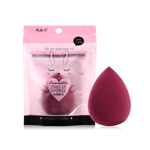 Gourd Shape Makeup Sponge Dual-Use Application Suitable For Both Dry And Wet Makeup Application, Providing Versatile Use For Foundation And Setting Powder