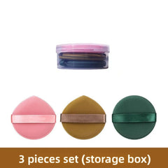 Ultra-Soft Pineapple Yolk Pastry Cushion Beginner-Friendly Cute Fruit Print Makeup Set, Soft High-Density Wet & Dry Dual-Use Air Cushion Puff