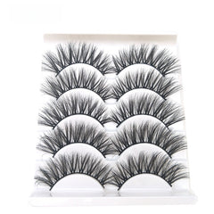 5 pairs of eyelashes