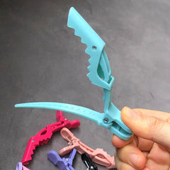 Professional Seamless Hair Clips for Styling Non-Slip Alligator Hair Clips for Professional Hair Styling and Sectioning