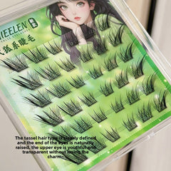 Natural Segmented False Eyelashes Glue-Free Fox Style