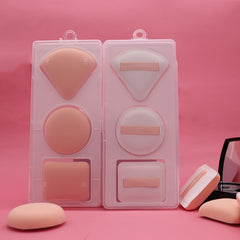 Soft Makeup Powder Puff SpongeMade From Hydrophilic Polyurethane For Gentle And Comfortable Application, Versatile Shapes Available In Square, Round And Triangular Designs To Suit User Preferences
