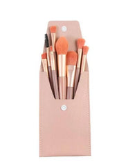 8-Piece Portable Makeup Brush Set,Soft Fluffy Professional Foundation Blush, Brush types: Foundation Brush, Eyeshadow Brush, Concealer Brush, Lip Brush, Loose Powder Brush, Eyebrow Brush, Blush Brush, Highlighter Brush, Makeup Brush Beauty Tools
