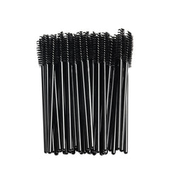 50 Pcs Disposable Mascara Wands, Eyebrow Spoolies Brush for Eyelash Extensions, Eye Lash and Makeup Brush
