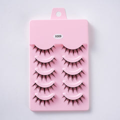 False Eyelashes 10 Pairs Natural Look