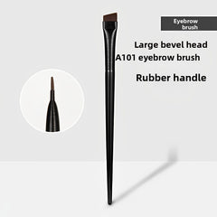 Ultra-Thin Precision Makeup Brush Flat Head Eyeliner & Eyebrow Brush Fine Bristles for Precise Lower Lash Line & Angled Application Compact and Portable Ideal for Daily Makeup