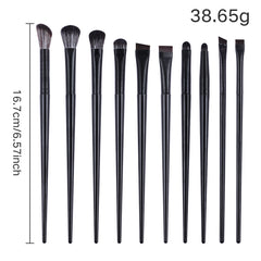 Ultra-Thin Precision Makeup Brush Flat Head Eyeliner & Eyebrow Brush Fine Bristles for Precise Lower Lash Line & Angled Application Compact and Portable Ideal for Daily Makeup