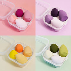 Ultra-Soft Pineapple Yolk Pastry Cushion Beginner-Friendly Cute Fruit Print Makeup Set, Soft High-Density Wet & Dry Dual-Use Air Cushion Puff