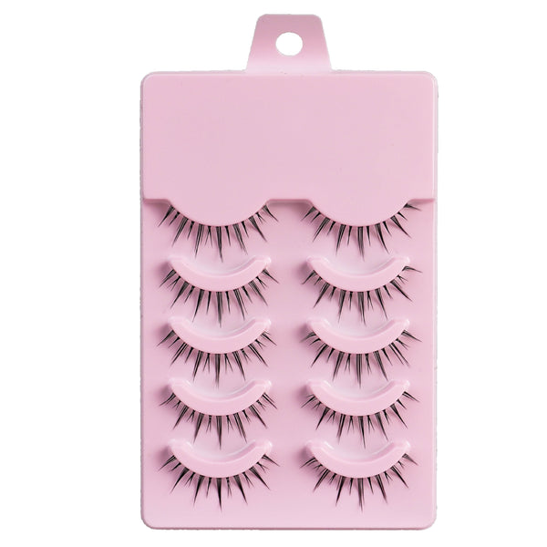 False Eyelashes Full Hard Stem Natural LookFull Hard Stem Design Provides Structural Integrity And Shape Retention Natural-Looking Effect For Everyday Wear And Cosplay Applications
