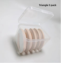 Soft Makeup Powder Puff SpongeMade From Hydrophilic Polyurethane For Gentle And Comfortable Application, Versatile Shapes Available In Square, Round And Triangular Designs To Suit User Preferences