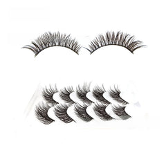 5 pairs of eyelashes