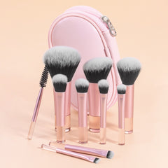 Mini Makeup Brushes with Brush Pouch