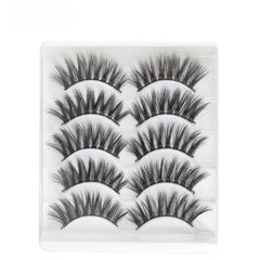 5 pairs of eyelashes