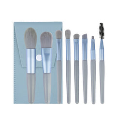 8-Piece Portable Makeup Brush Set,Soft Fluffy Professional Foundation Blush, Brush types: Foundation Brush, Eyeshadow Brush, Concealer Brush, Lip Brush, Loose Powder Brush, Eyebrow Brush, Blush Brush, Highlighter Brush, Makeup Brush Beauty Tools