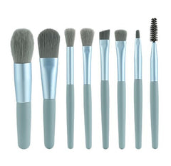 8-Piece Portable Makeup Brush Set,Soft Fluffy Professional Foundation Blush, Brush types: Foundation Brush, Eyeshadow Brush, Concealer Brush, Lip Brush, Loose Powder Brush, Eyebrow Brush, Blush Brush, Highlighter Brush, Makeup Brush Beauty Tools