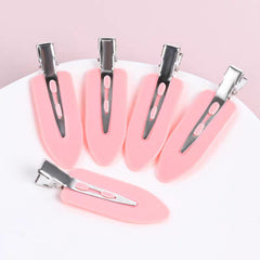 Seamless Hair Clips Solid Color Bangs Side Clips Basic Practical Hairdressing & Makeup, Bangs Clips, Hair Additions, Duckbill Clips, Hairpins, Flyaway Hair Clips
