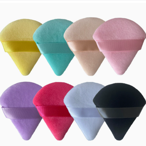 Triangular Makeup Puff Flocking Powder Blender