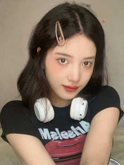 Milk Coffee Brown Hair Clips Korean Style Duckbill Clip Hair AccessoriesVersatile Use Ideal For Securing Bangs Side Hair And Flyaways With Multiple Clip Shapes Including Duckbill, Cross, Square And Round Designs