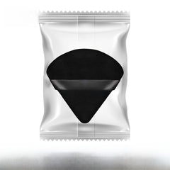 Triangular loose powder puff, fan-shaped powder puff
