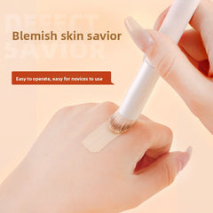 Angled Concealer & Contour Brush Suitable for All Skin Types  Synthetic Bristles Palm Brush with Angled Tip for Liquid/Powder/cream Application