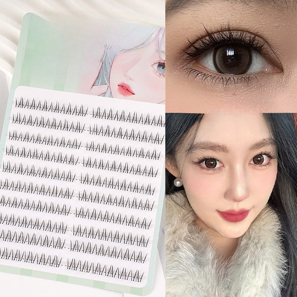 Natural Slim False Lower EyelashesNatural Cluster Lower Eyelashes Under Lashes Bottom Lashes Handmade Soft Hair False Eyelashes