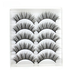 5 pairs of eyelashes
