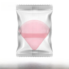 Triangular loose powder puff, fan-shaped powder puff