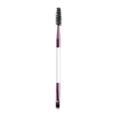 Double-Ended Eyebrow Brush and Eyelash Curler Beauty Tool