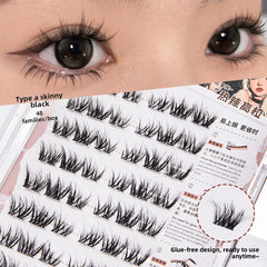 Self-Adhesive False Eyelashes Natural Look
