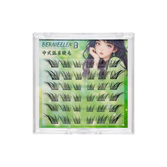Natural Segmented False Eyelashes Glue-Free Fox Style