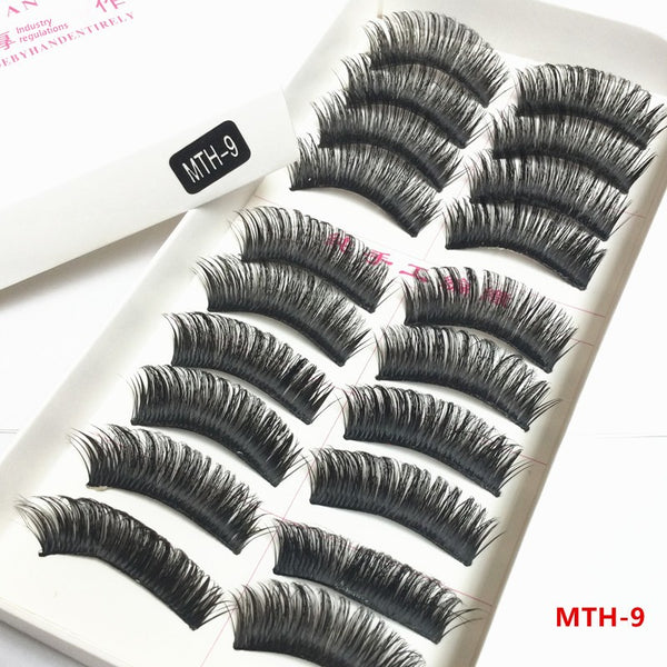 Soft and comfortable eyelashesMade From High-Grade Fiber For Gentle, Comfortable Wear Without Irritation Natural Look Cross-Style Design Creates A Thick, Natural Appearance That Blends Seamlessly With Real Lashes