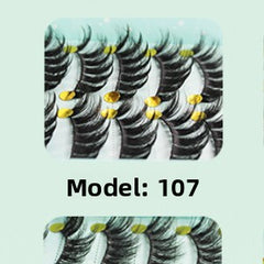 3D Voluminous False Eyelashes 10 Pairs