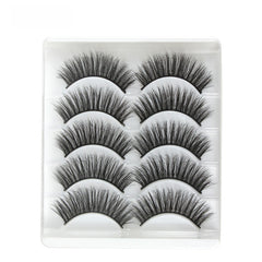 5 pairs of eyelashes