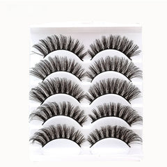 5 pairs of eyelashes