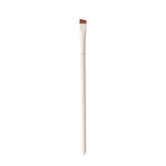 Porcelain White Angled Eyeliner Brush Set with Various Blade and Sickle Tips
