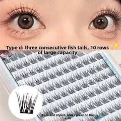 Self-Adhesive False Eyelashes Natural Look