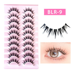 False Eyelashes 10 Pairs Natural Look