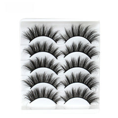 5 pairs of eyelashes