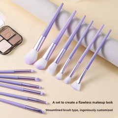 12pcs Makeup Brushes Set, Soft Bristle Eye Shadow Brush, Professional Eye Makeup Brushes Kit for Blending Concealer Eyebrow Eyeliner, Portable Cosmetic Brushes